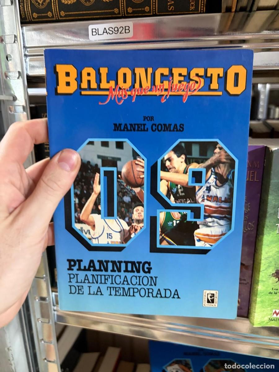 Coleccionismo deportivo: BLAS92B Manel Comas Baloncesto m&aacute;s que un juego 09 Planning: Planificaci&oacute;n de la temporada Editorial