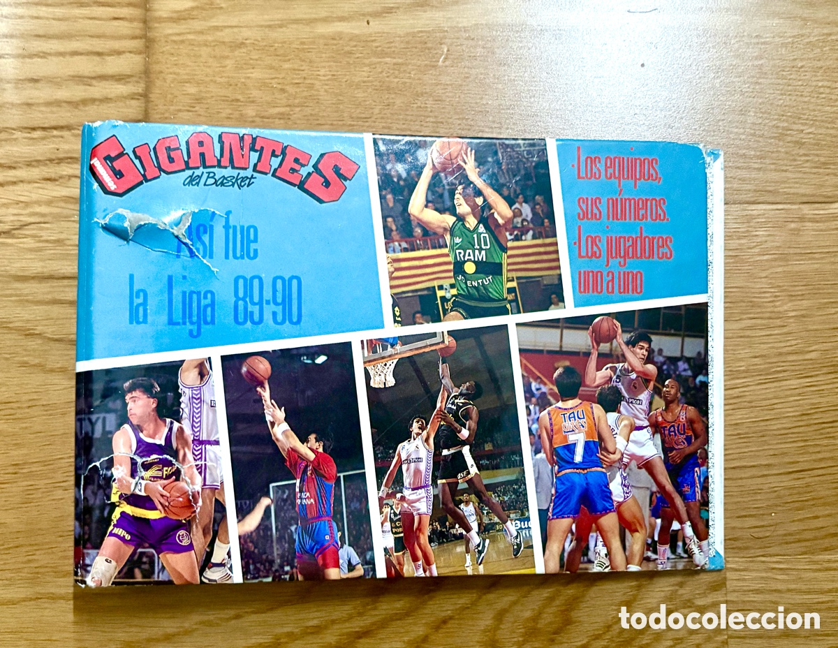 Coleccionismo deportivo: Archivador + 9 Fichas &rdquo;As&iacute; fue la Liga 89-90&rdquo; Gigantes del Basket
