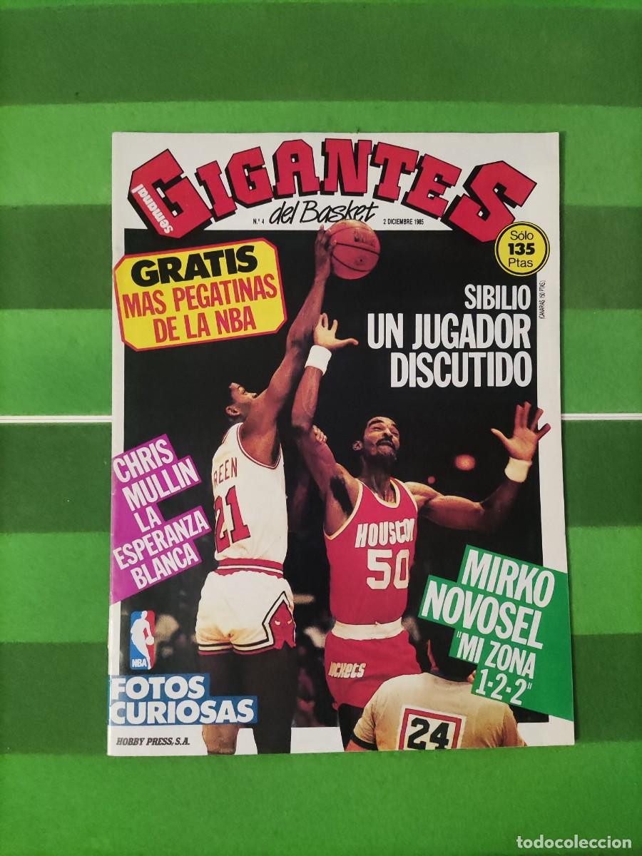 Coleccionismo deportivo: 4 Gigantes del basket 1985 Sibilio / Chris Mullin / Mirko Novosel / Pegatinas de la NBA