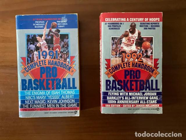 Coleccionismo deportivo: NBA Complete Handbook Pro Basketball 1991 y 1992.