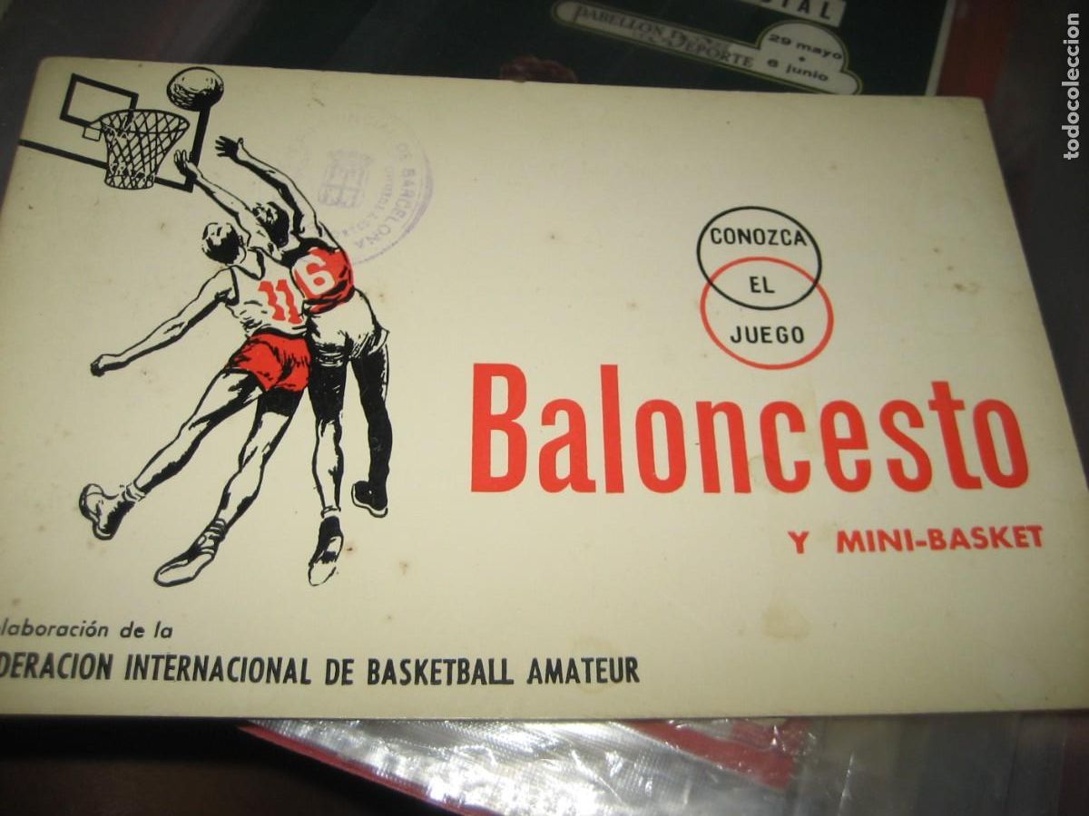 Coleccionismo deportivo: Conozca el Juego Baloncesto y Mini Basket - Ed Scientia 1963