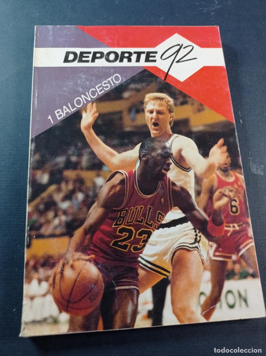 Coleccionismo deportivo: BALONCESTO. DEPORTE 92 N&ordm; 1. JORDI HUGUET PARELLADA. EDITORIAL 92, 1989. MICHAEL JORDAN, LARRY BIRD