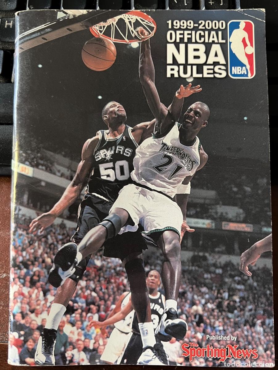 Coleccionismo deportivo: 1999 - 2000 OFFICIAL NBA RULES - BALONCESTO - BASKET