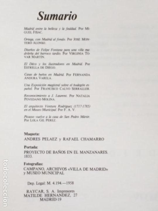 Libros: VILLA DE MADRID , - Foto 3
