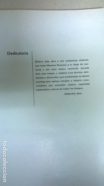 Libros: Numism&aacute;tica .Autor: Alejandro  S&aacute;ez  Gimenez. - Foto 4