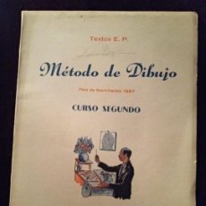 Libros: LIBRILLO (ARTE: DIBUJO) / * MÉTODO DE DIBUJO * (PLAN DE BACHILLERATO DEL AÑO 1957 - CURSO SEGUNDO).
