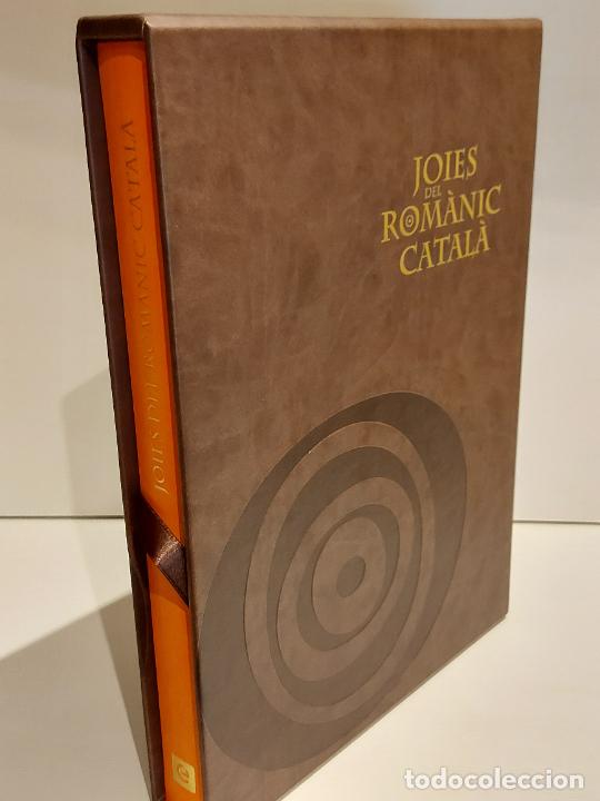 Libros: JOIES DEL ROMÀNIC CATALÀ. LIBRO DE LUJO DE GRAN FORMATO. ED / ENCICLOPÈDIA CATALANA. LEER - Foto 2 - 229103530