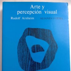 Libros: ARTE Y PERCEPCION VISUAL RUDOLF ARNHEIM. Lote 330234718
