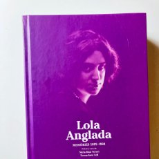 Libros: LOLA ANGLADA: MEMÒRIES 1892-1984. Lote 371928391