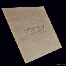 Libros: NUEVO - MEMÒRIES 1936 _ 39 - GARRETA / VALLESPIR / VIDAL - CASAL SOLLERIC ((2019) - VER DESCRIPCIÓN