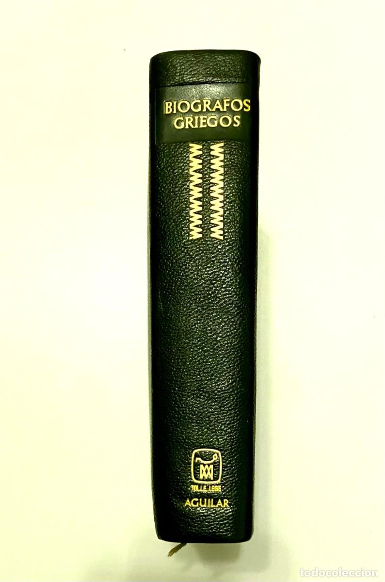 Libros: Biopgrfos griegos, Aguilar Grandes Culturas 1964, Tapa piel