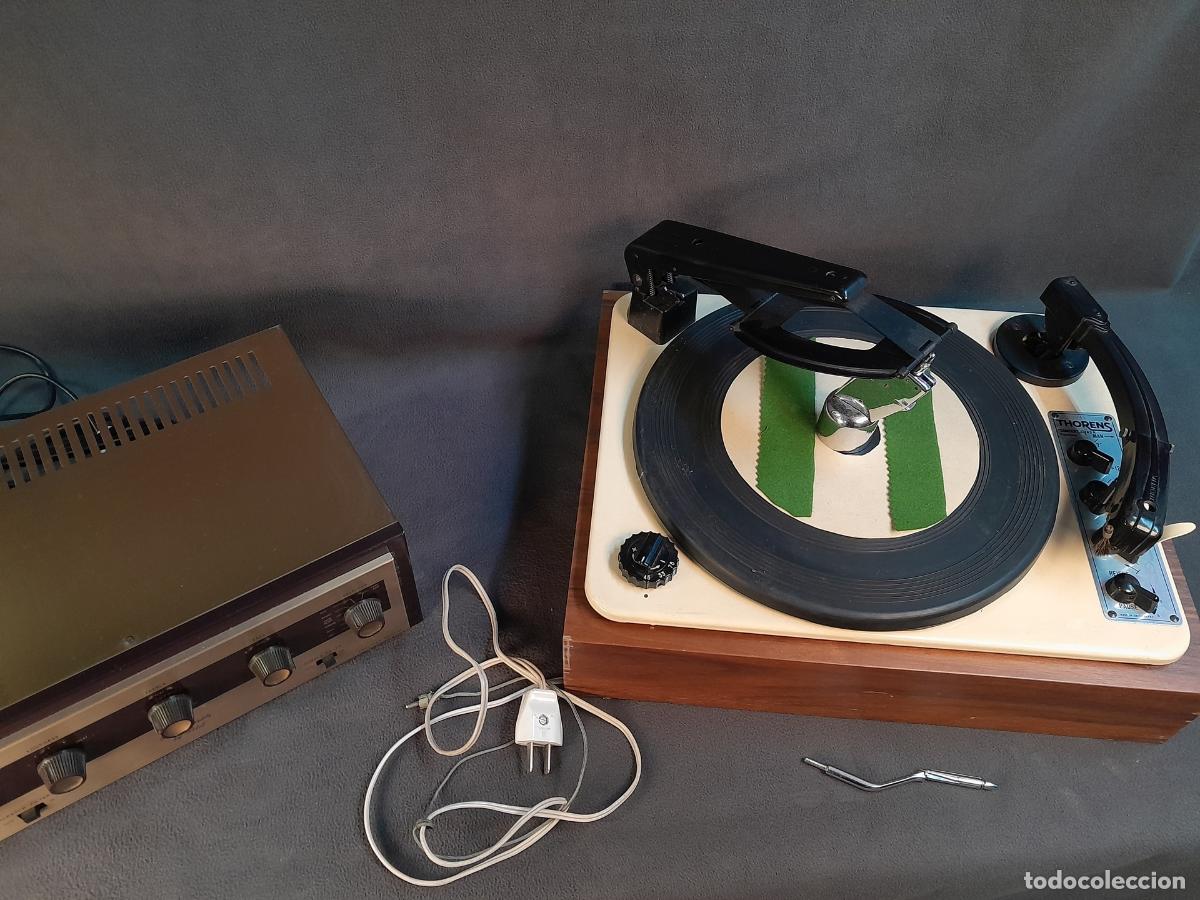 Libros: TOCADISCO DE THORENS CON AMPLIFICADOR VALVULAR INTEGRADO PILOTONE AA-903B. MEDIADOS DEL S.XX