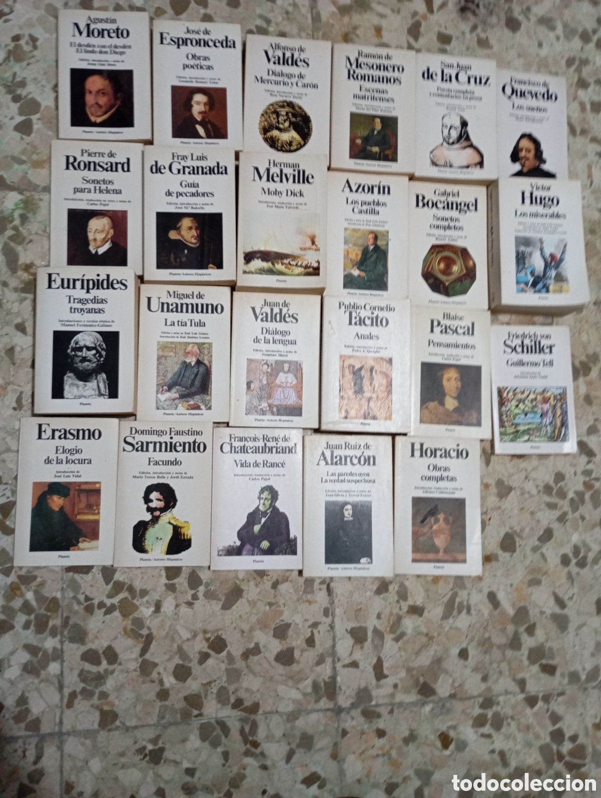 Libri: Autores hisp&aacute;nicos,23 tomos, planeta