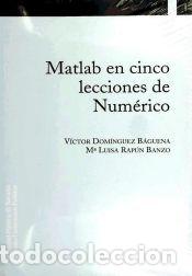 Libros: Matlab en cinco lecciones de Num&eacute;rico - Rap&uacute;n Banzo, Mar&iacute;a Luisa; Dom&iacute;nguez B&aacute;guena, V&iacute;ctor