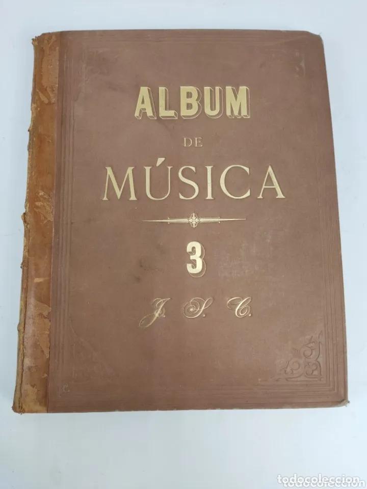 Libros: L-4149. ALBUM DE MUSICA (PARTITURAS PIANO).D&Eacute;SERT POUR PIANO F&Eacute;LICIEN DAVID Y OTROS. FINALES S.XIX