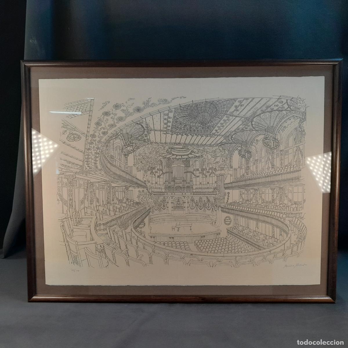 Libros: A-559.ILUSTRACI&Oacute;N DEL PALAU DE LA MUSICA BARCELONA DE AURORA ALTISENT. 1979