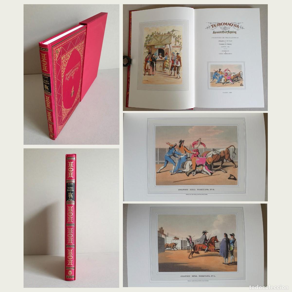 Libros: Tauromaquia. Spanish Bull figthing. Clark. A&ntilde;o 2000. Facs&iacute;mil de los grabados de 1815