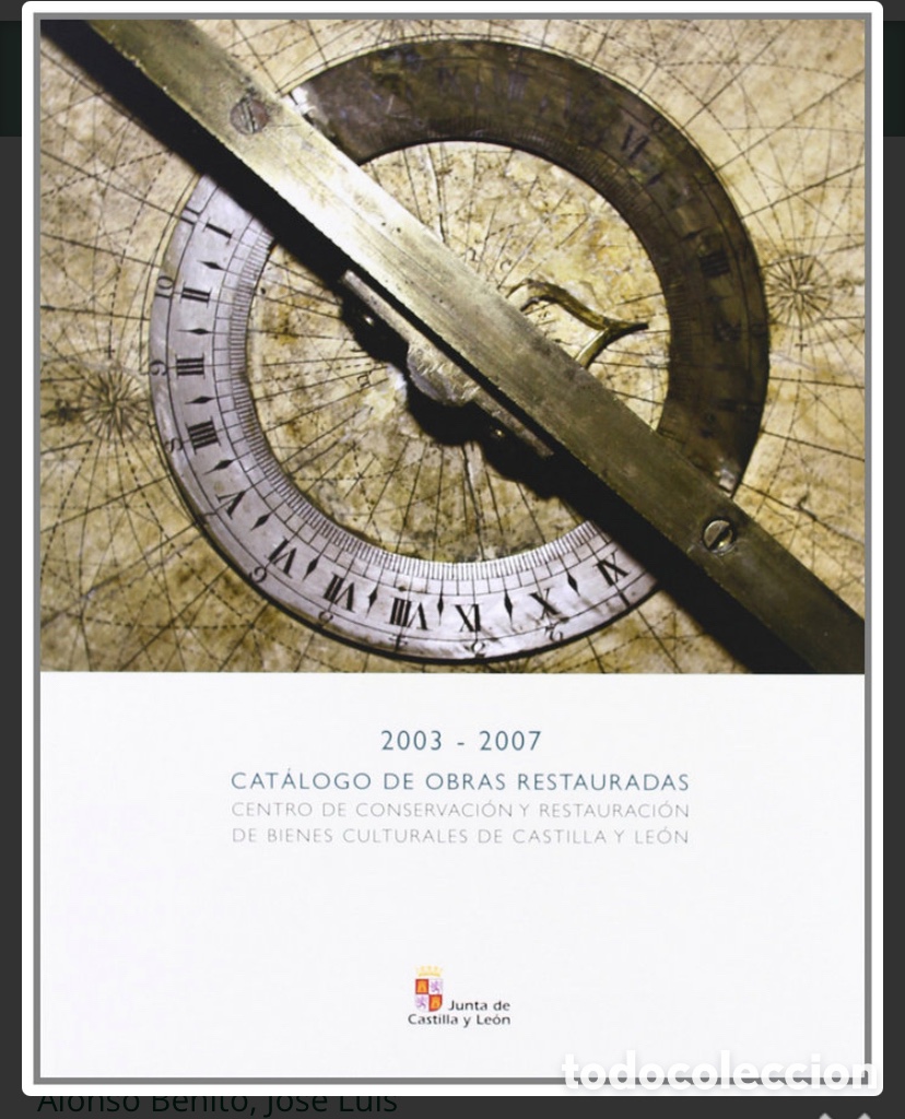 Libros: Cat&aacute;logo de obras restauradas. 2003-2007.