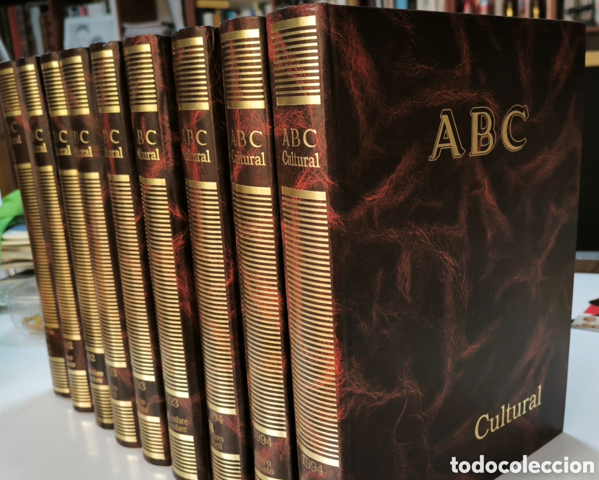 Libros: ABC CULTURAL. 9 TOMOS CON LOS 165 PRIMEROS N&Uacute;MEROS DE LA REVISTA DE ENCUADERNADOS. DE 1991 a 1994