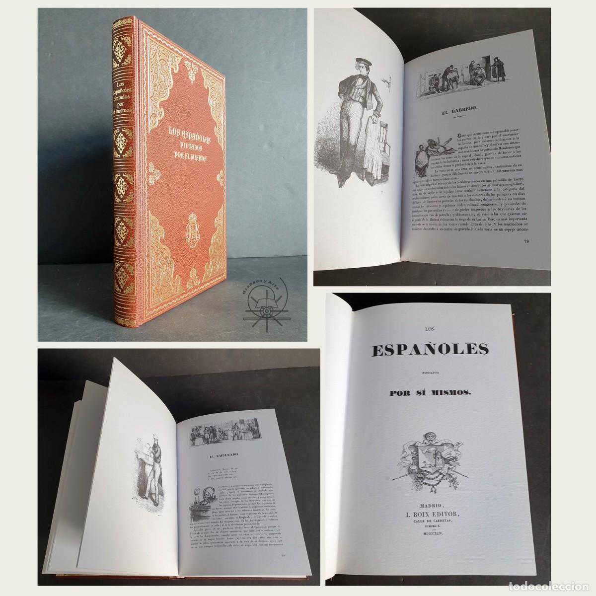 Libros: Los Espa&ntilde;oles pintados por si mismos. Facs&iacute;mil de la edici&oacute;n de 1844