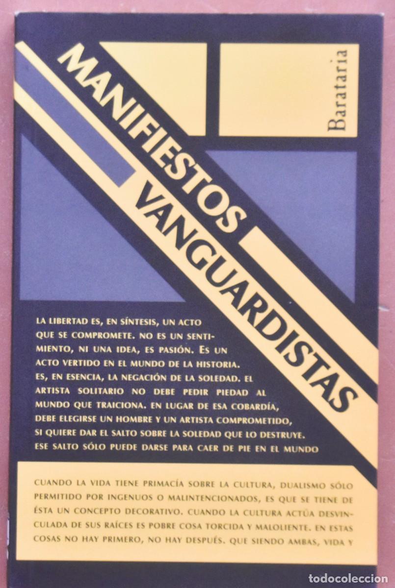 Libros: Manifiestos vanguardistas latinoamericanos