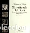 Libros: El trasfondo de lo finito. La revelaci&oacute;n en la teolog&iacute;a de paul tillich - Fern&aacute;ndez Castelao, Pedro