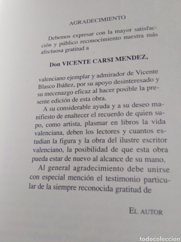Libros: VICENTE BLASCO IBÁÑEZ-J.L.EON ROCA-4°EDICION 1990 VALENCIA ILUSTRADO - Foto 6 - 222967543