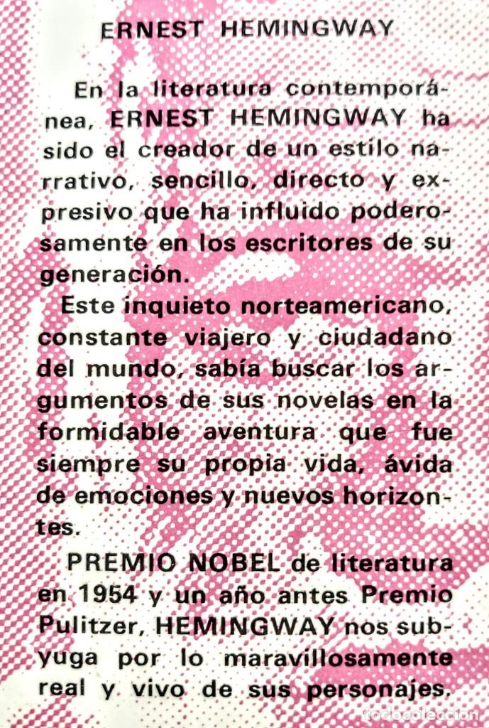 Libros: ERNEST HEMINGWAY - Foto 2