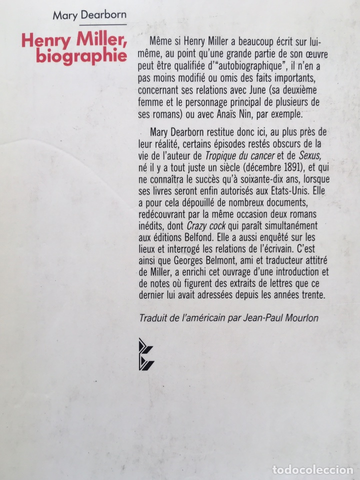 Libros: Henry MILLER: 3 libros (franc&eacute;s) - Foto 2