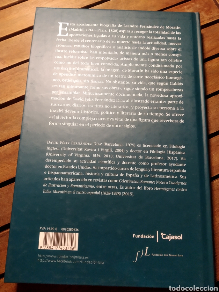 Libros: Leandro Fernández de Moratín. El ilustrado errante Premio Antonio Domínguez Ortiz Biografías 2021 - Foto 4 - 293844848
