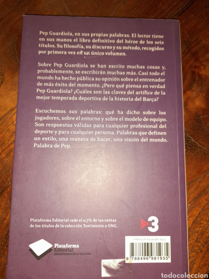 Libros: Palabra de Pep - Foto 2