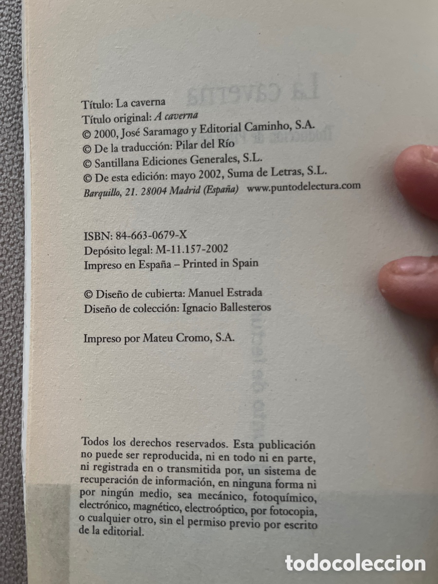 Libros: Jos&eacute; Saramago La caverna - Foto 3