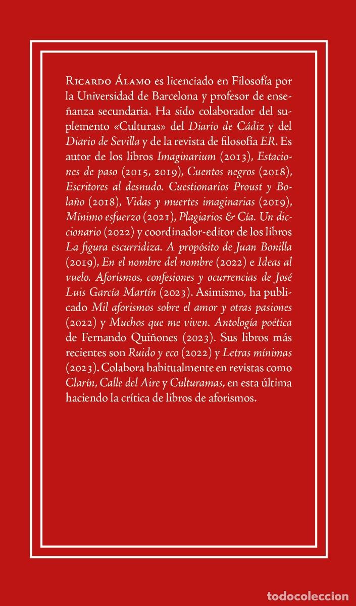 Libros: Escritos err&aacute;ticos - &Aacute;lamo, Ricardo - Foto 3