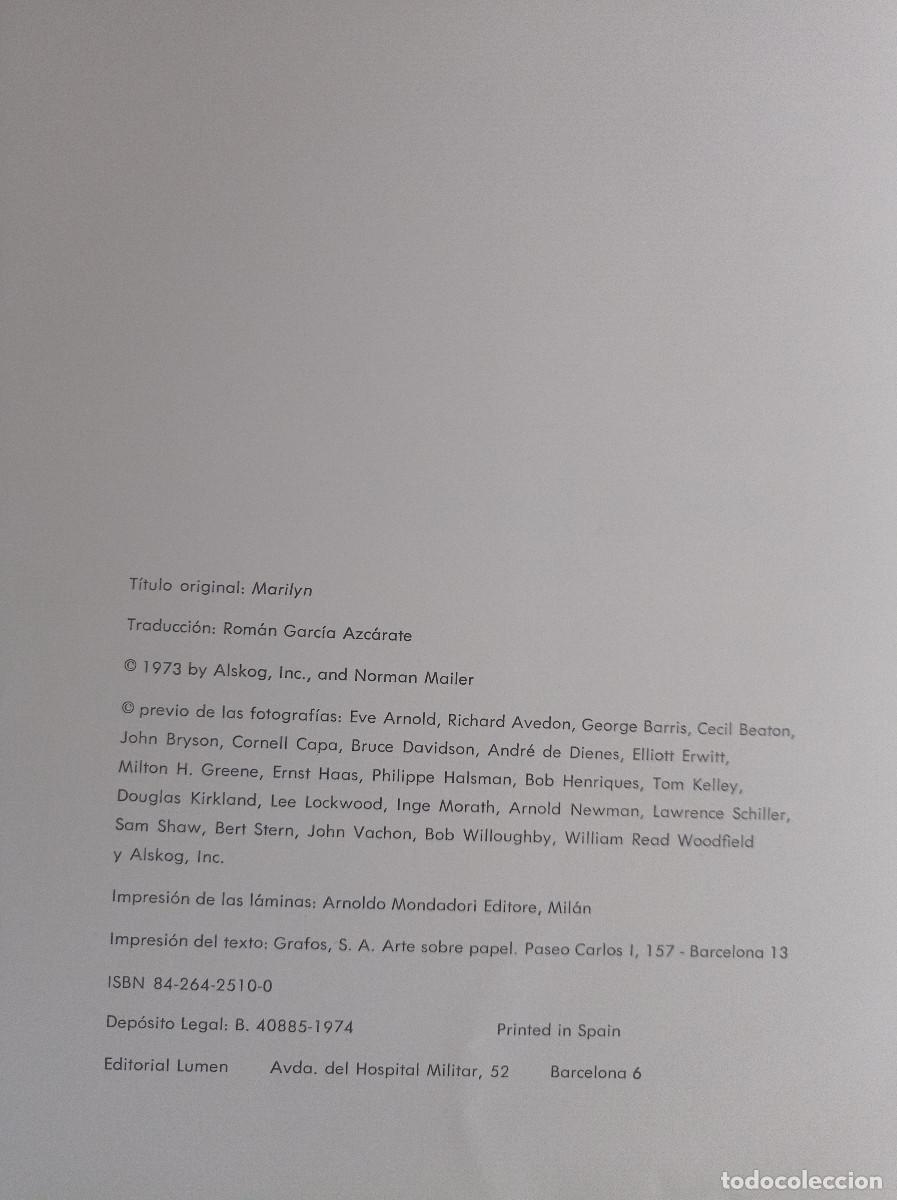 Libros: Marilyn Norman Mailer 1974 - Foto 3