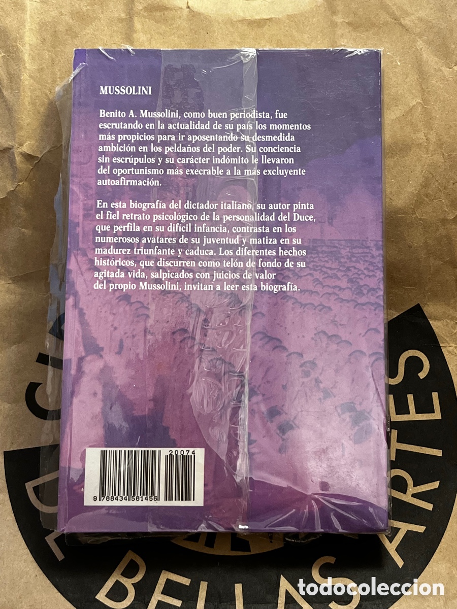 Libros: MUSSOLINI GIOVANNI DE LUNA - Foto 2