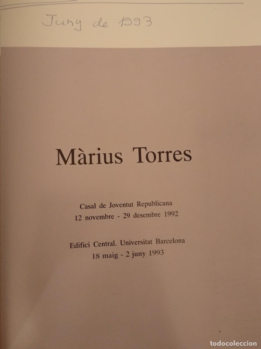 Libros: M&Agrave;RIUS TORRES, llibre Exposici&oacute; 1993 - Foto 4