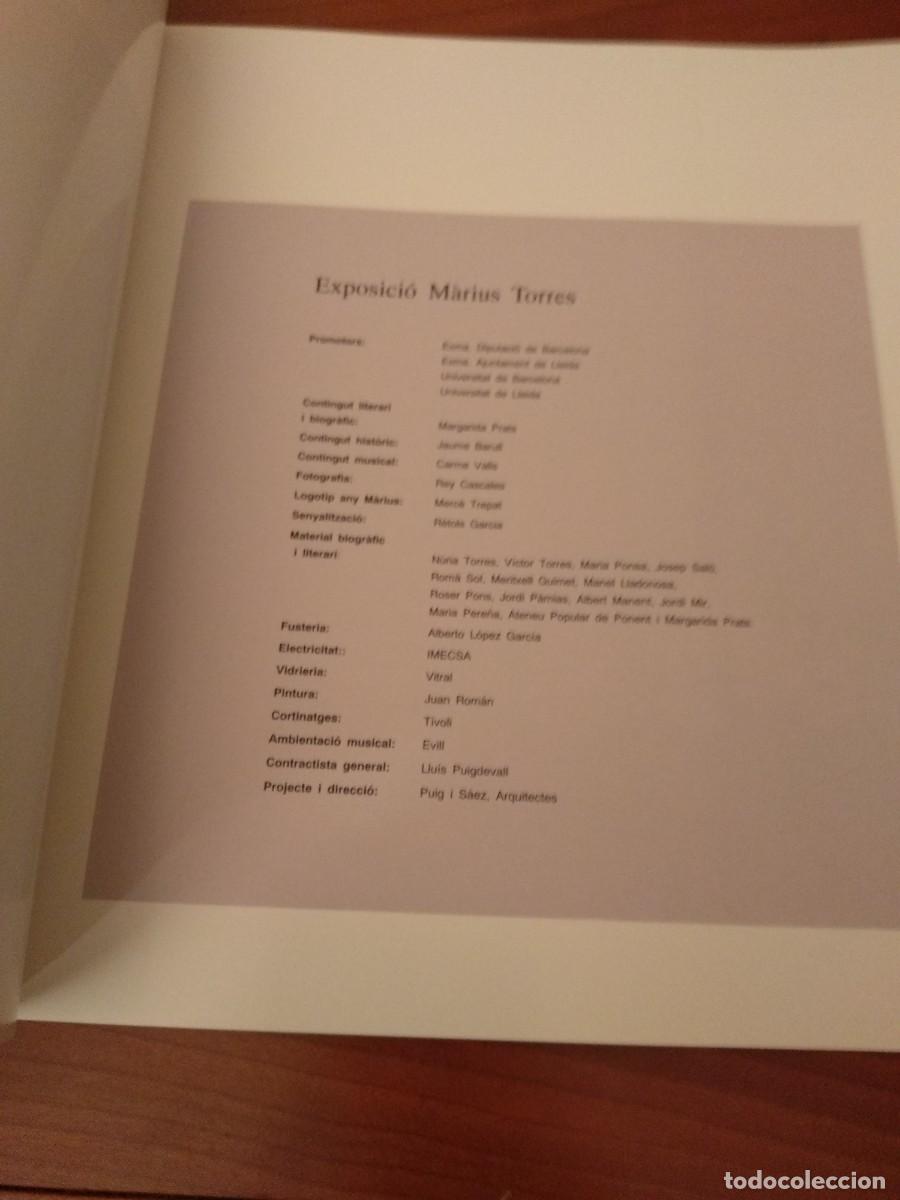 Libros: M&Agrave;RIUS TORRES, llibre Exposici&oacute; 1993 - Foto 11