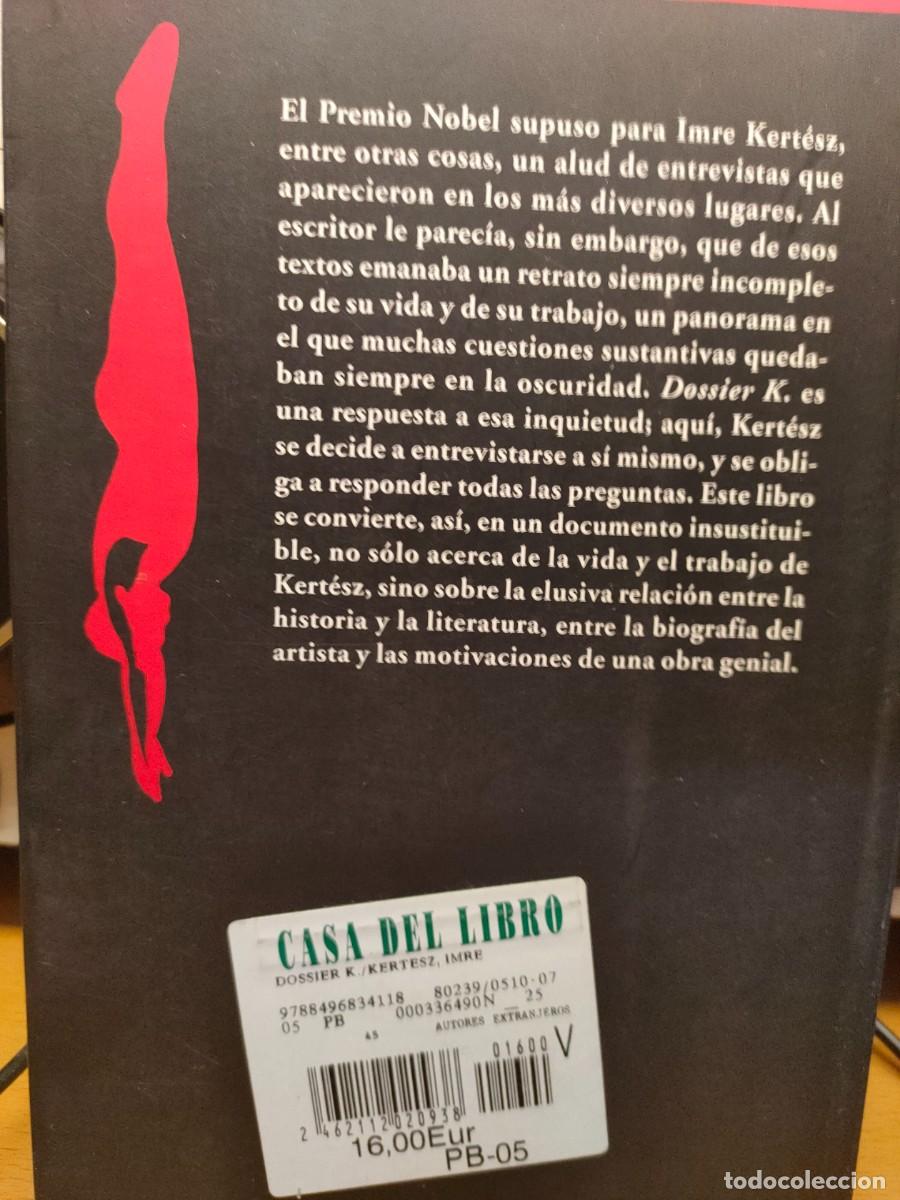 Libros: DOSSIER K. Imre Kert&eacute;sz - Foto 6