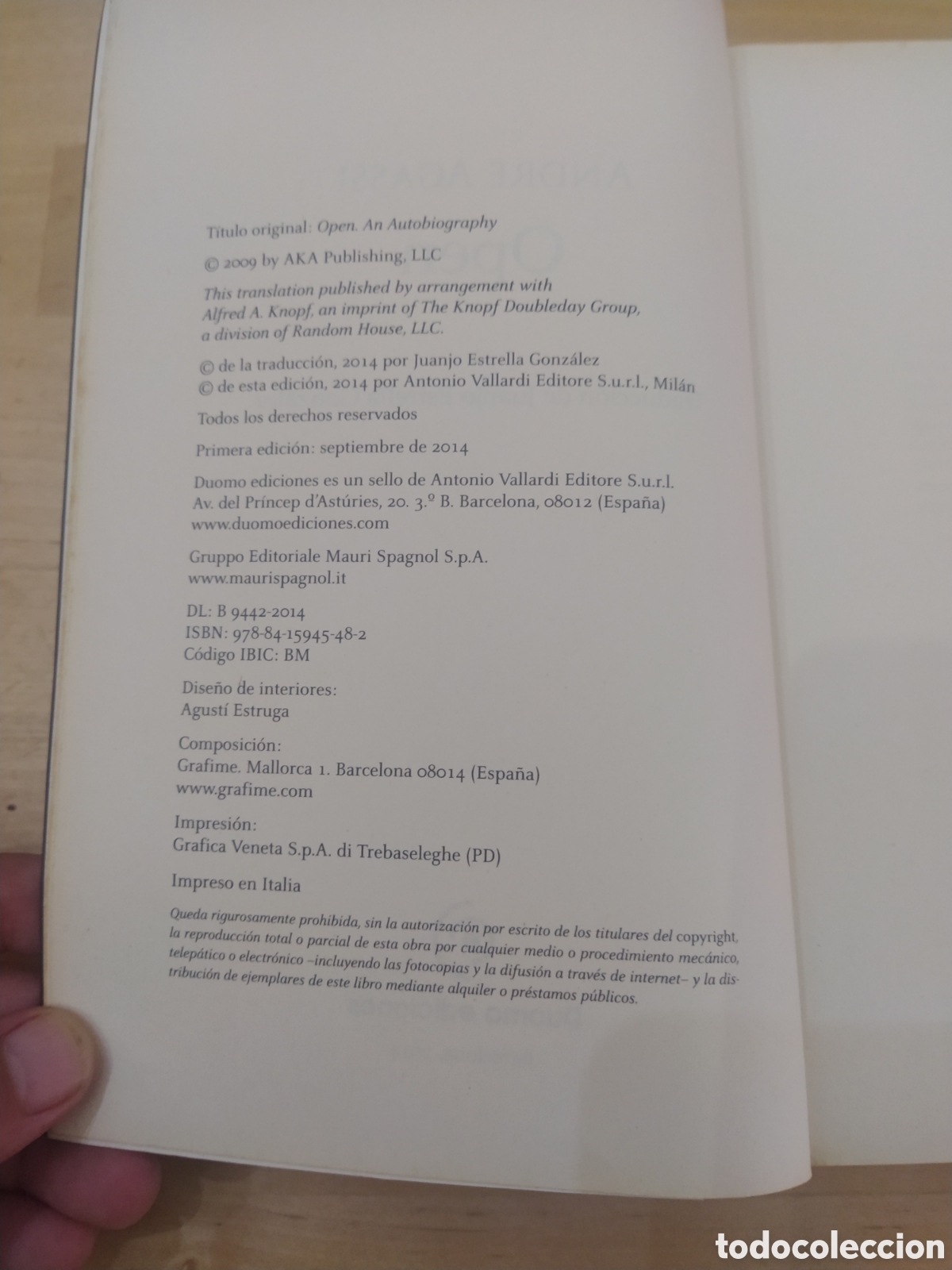 Libros: OPEN - MEMORIAS - ANDR&Eacute; AGASSI - Foto 3
