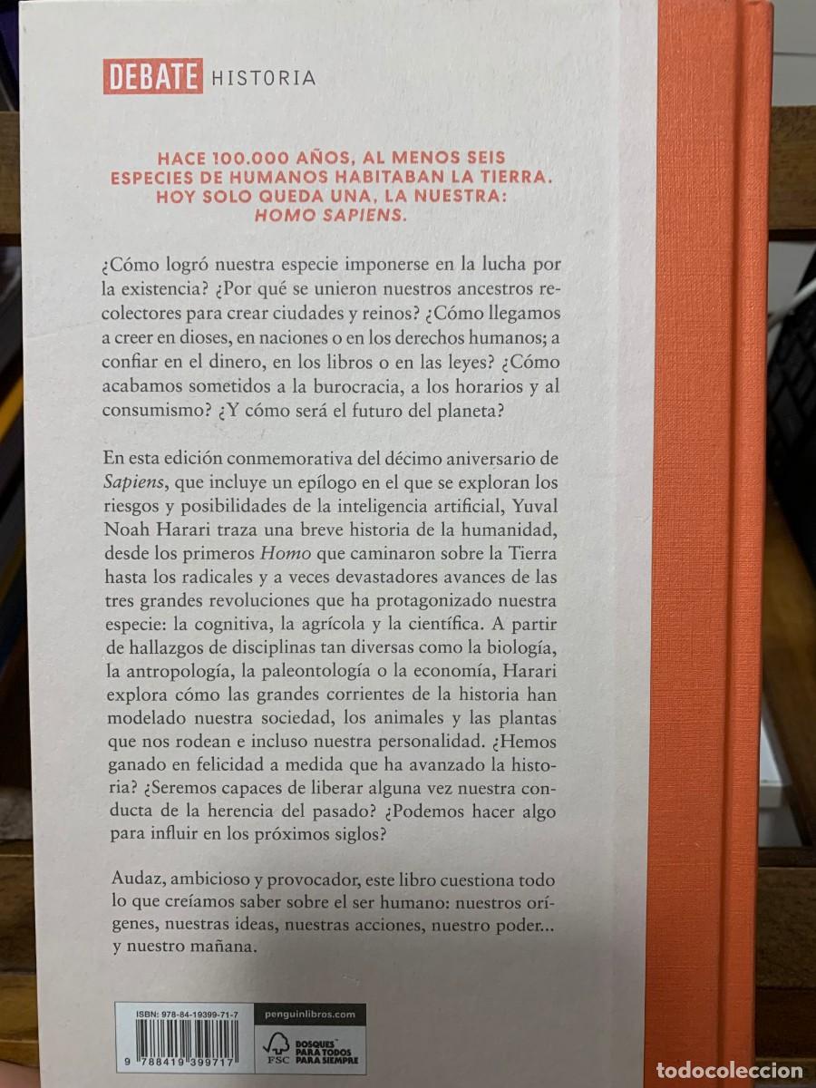 Libros: SAPIENS, YUVAL NOAH HARARI, DEBATE - Foto 2