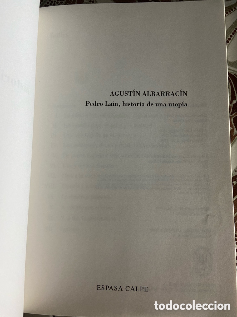 Libros: Libro Pedro Lain, historia de una utop&iacute;a - Foto 3