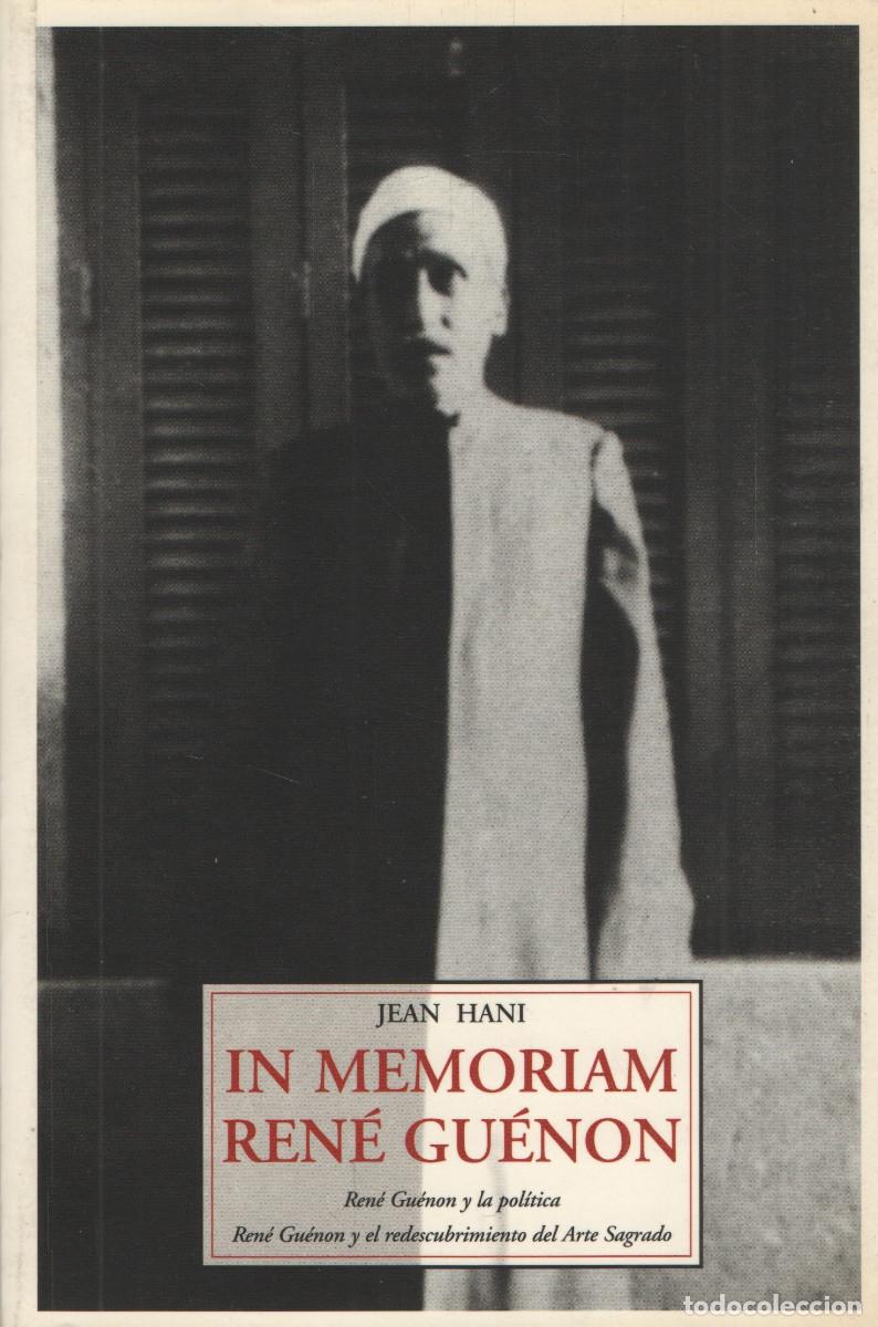 Libros: In memoriam Ren&eacute; Gu&eacute;non. Jean Hani. Ola&ntilde;eta. 2008.