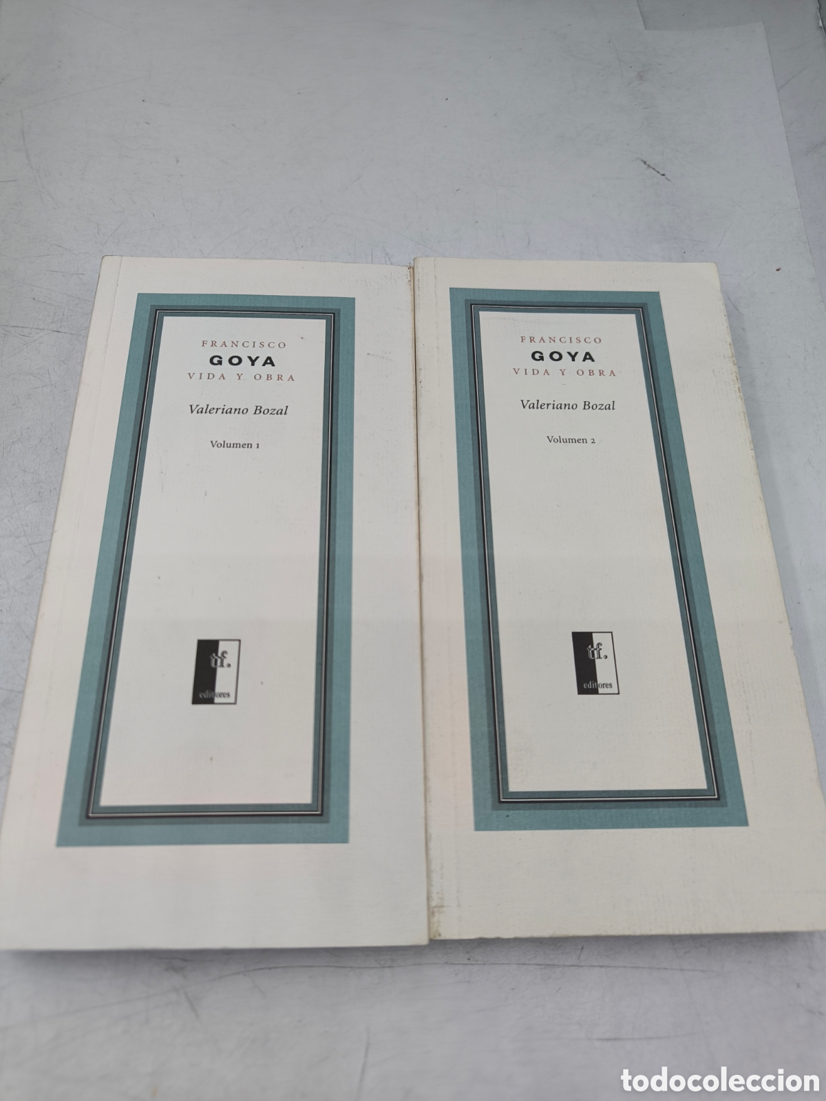 Libros: Francisco Goya vida y obra .Valeriano Bozal.