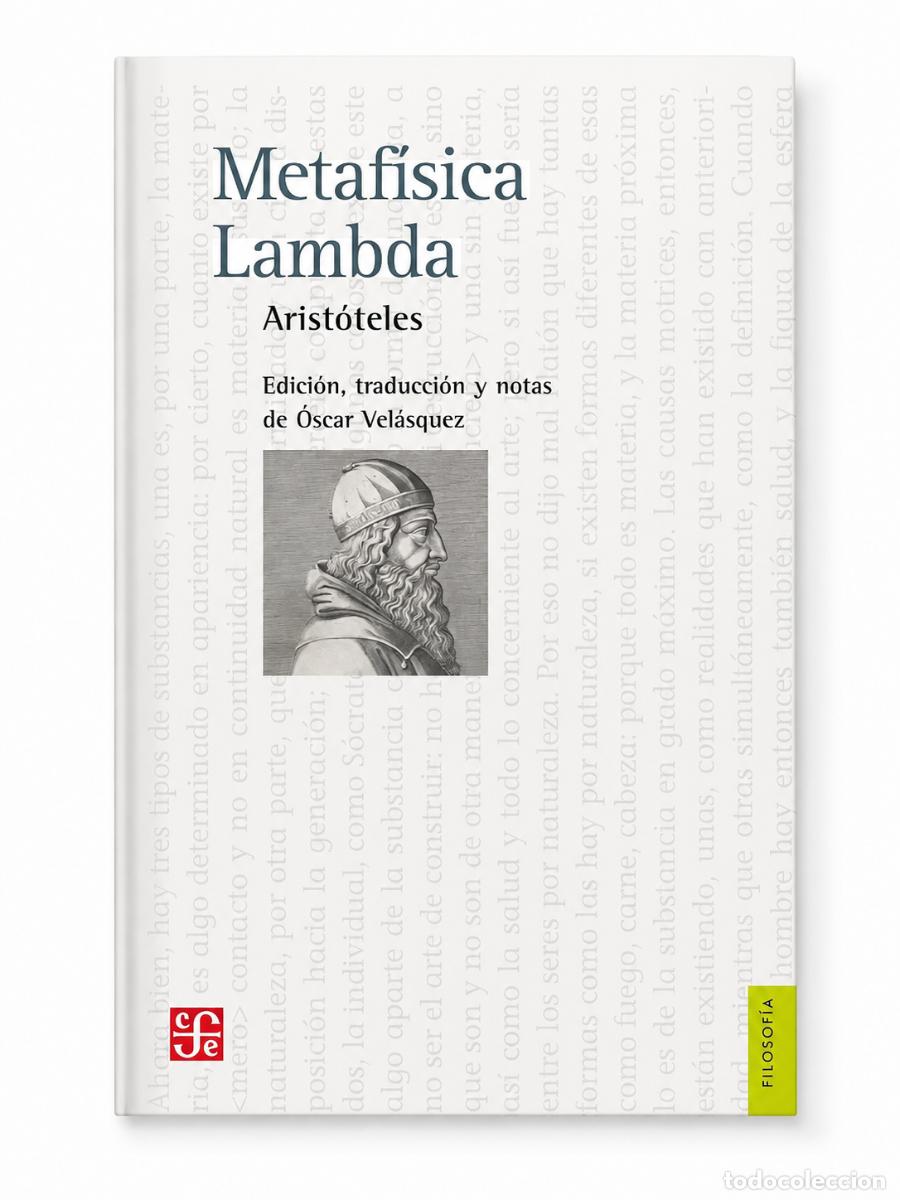 Libros: ARIST&Oacute;TELES &ndash; METAF&Iacute;SICA LAMBDA &ndash; FONDO DE CULTURA ECON&Oacute;MICA &ndash; LM