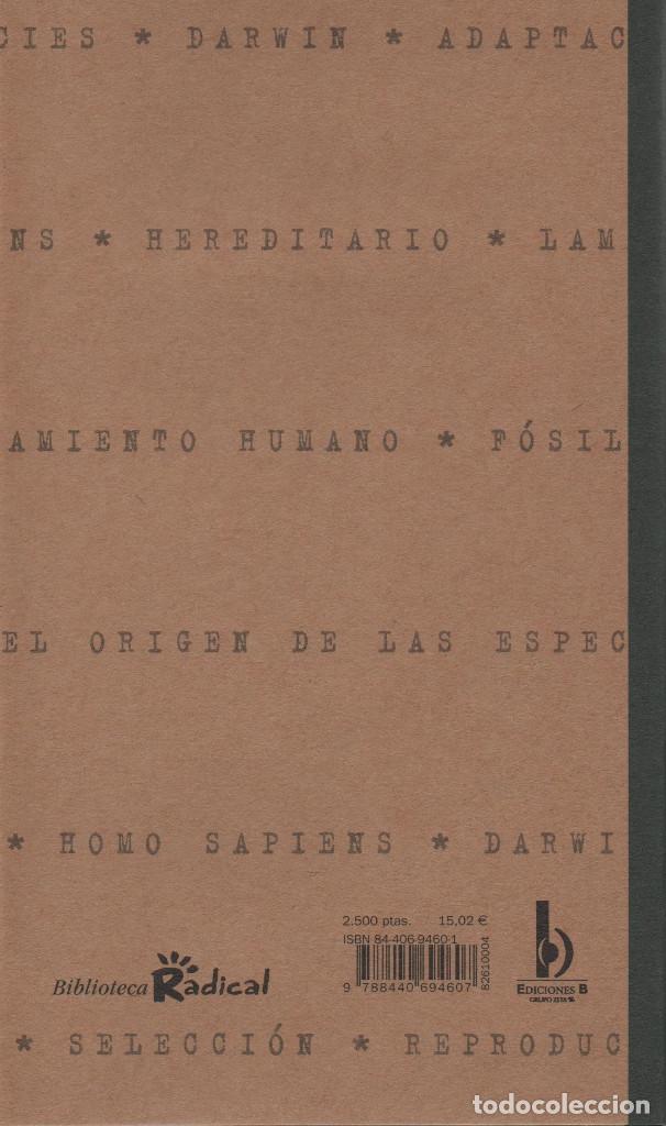 Libros: &iquest;Qu&eacute; sabes de la evoluci&oacute;n?David Burne.Ediciones B.1&ordf;Edici&oacute;n.2000.NUEVO. - Foto 2