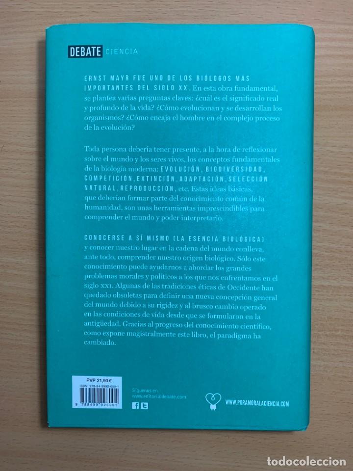 Libros: As&iacute; es la vida. Ernst Mayr. Ed. Debate - Foto 6