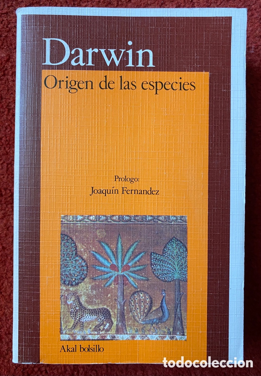 Libros: Libro ORIGEN DE LAS ESPECIES de DARWIN - Foto 1