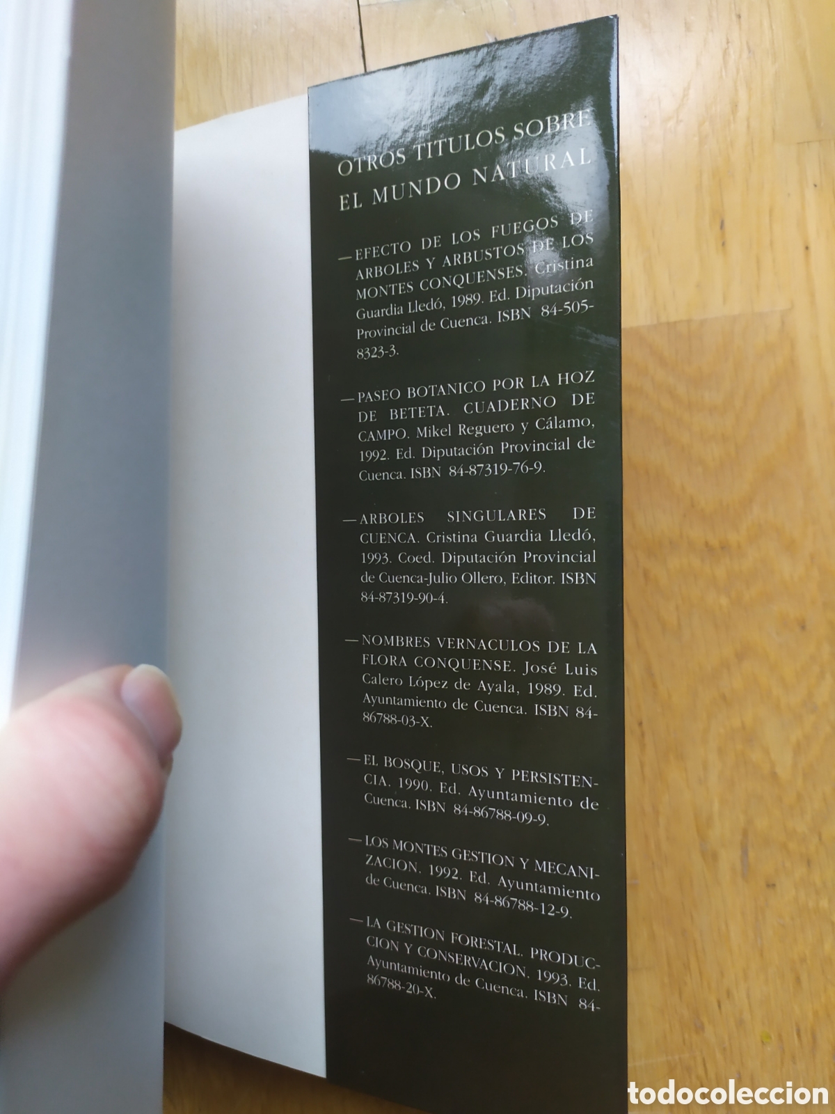 Libros: Cuenca Hoz del J&uacute;car Plantas de la ribera izquierda - Foto 8