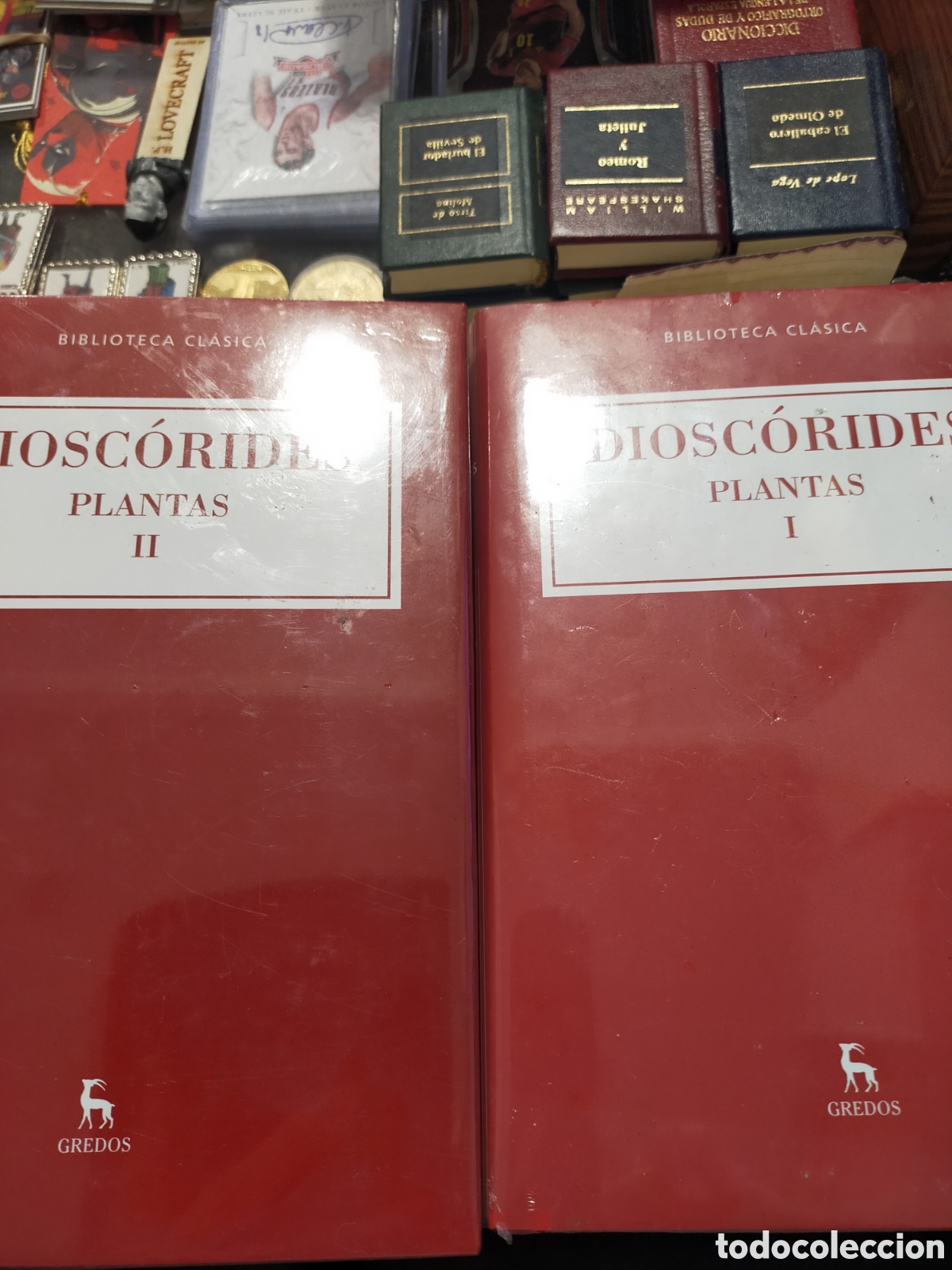 Libros: PLANTAS I Y II DIOSCORIDES TAPA DURA NUEVOS Y PRECINTADOS GREDOS