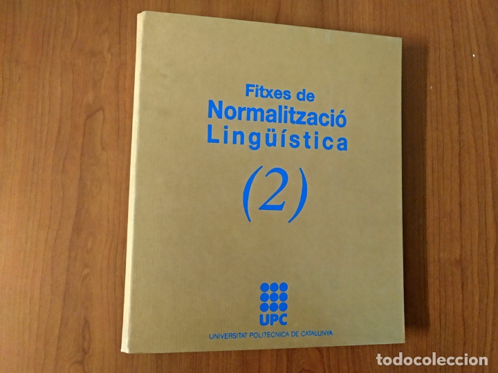 Libros: Fitxes normalitzaci&oacute; ling&uuml;istica UPC (2) - Foto 1